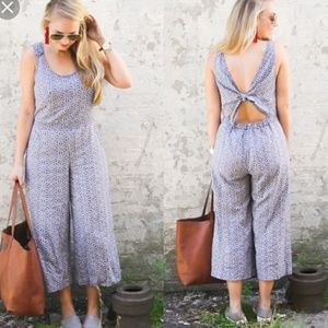 Anthropologie Elevenses Winward jumpsuit